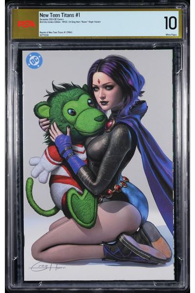 NEW TEEN TITANS #1 DECEMBER 2024 NYCC VIRGIN GREG HORN 