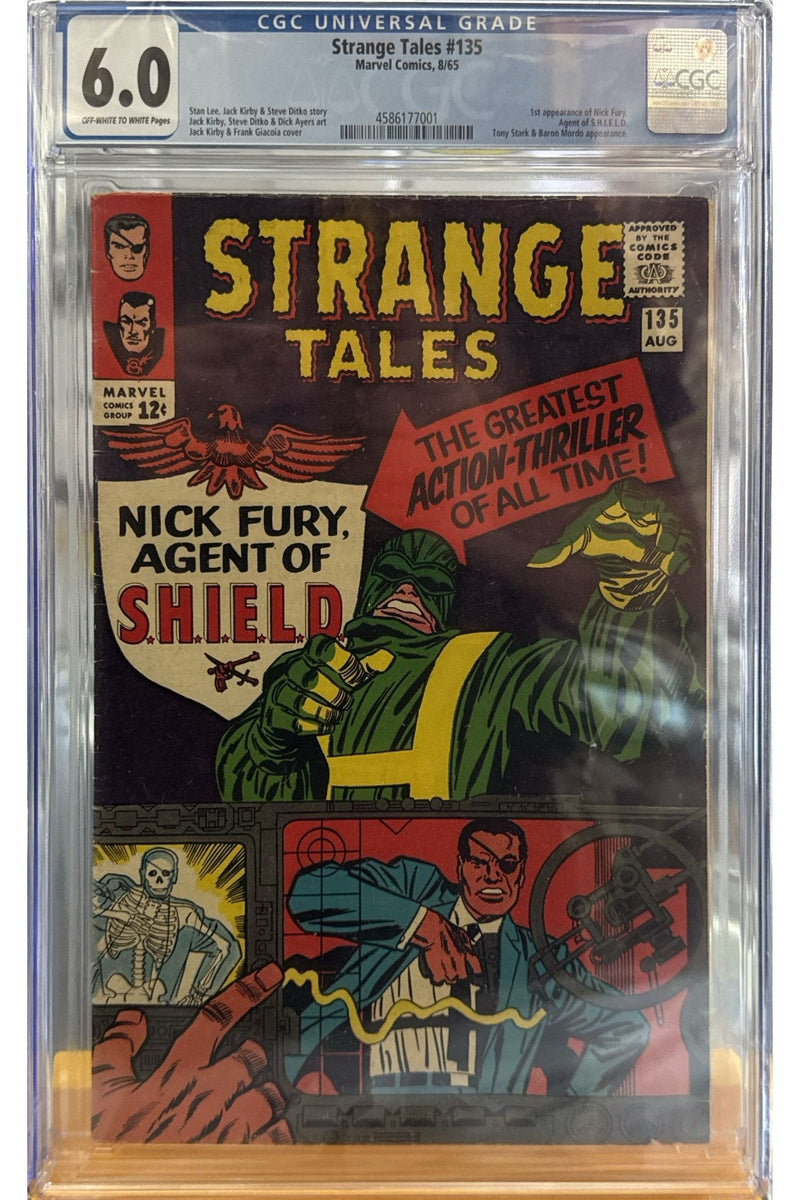 STRANGE TALES #135| 1st appearance of S.H.I.E.L.D and Nick Fury COVER CGC 6.0