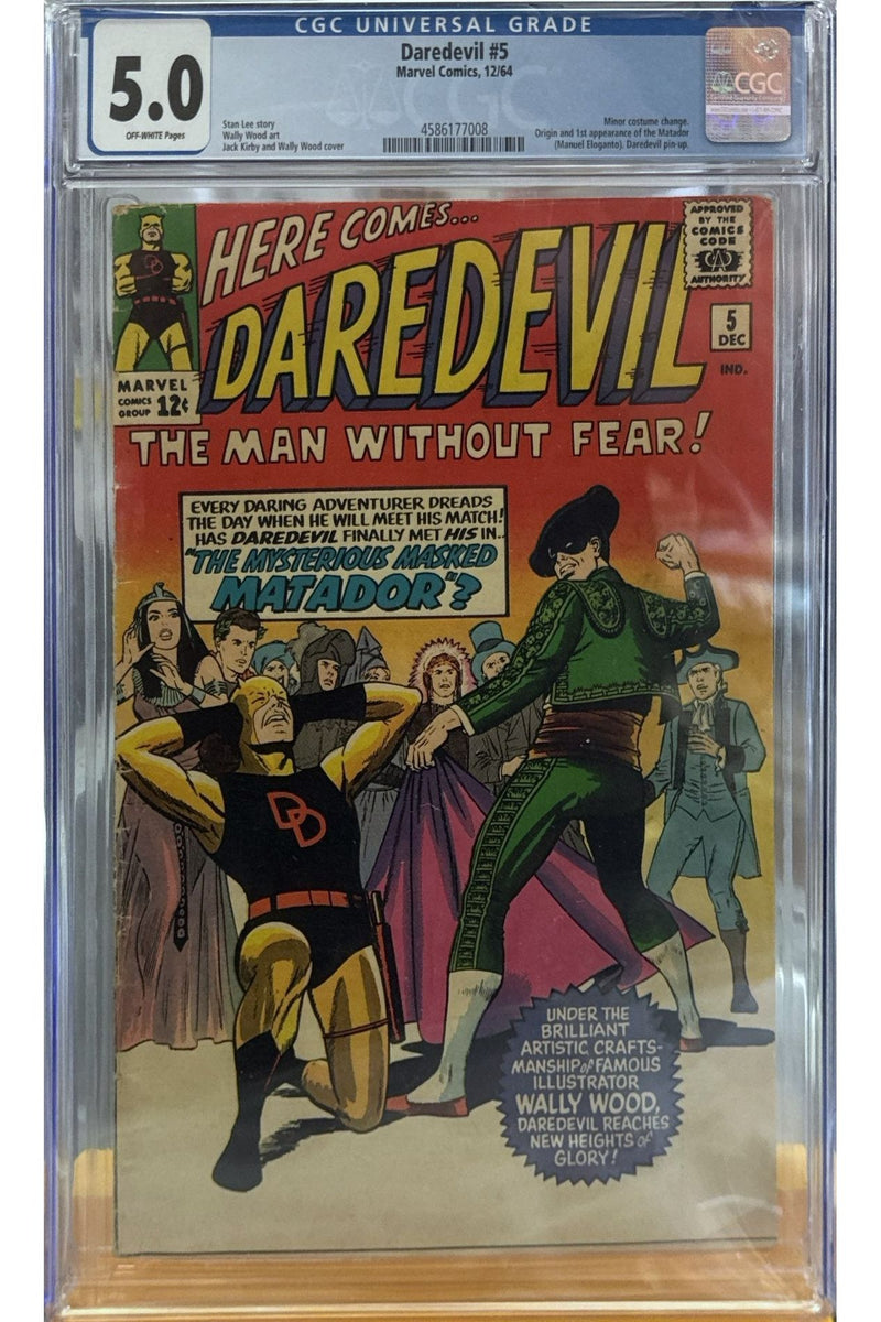 DAREDEVIL #5 | JAKE KIRBY WALLY WOOD COVER CGC 5.0