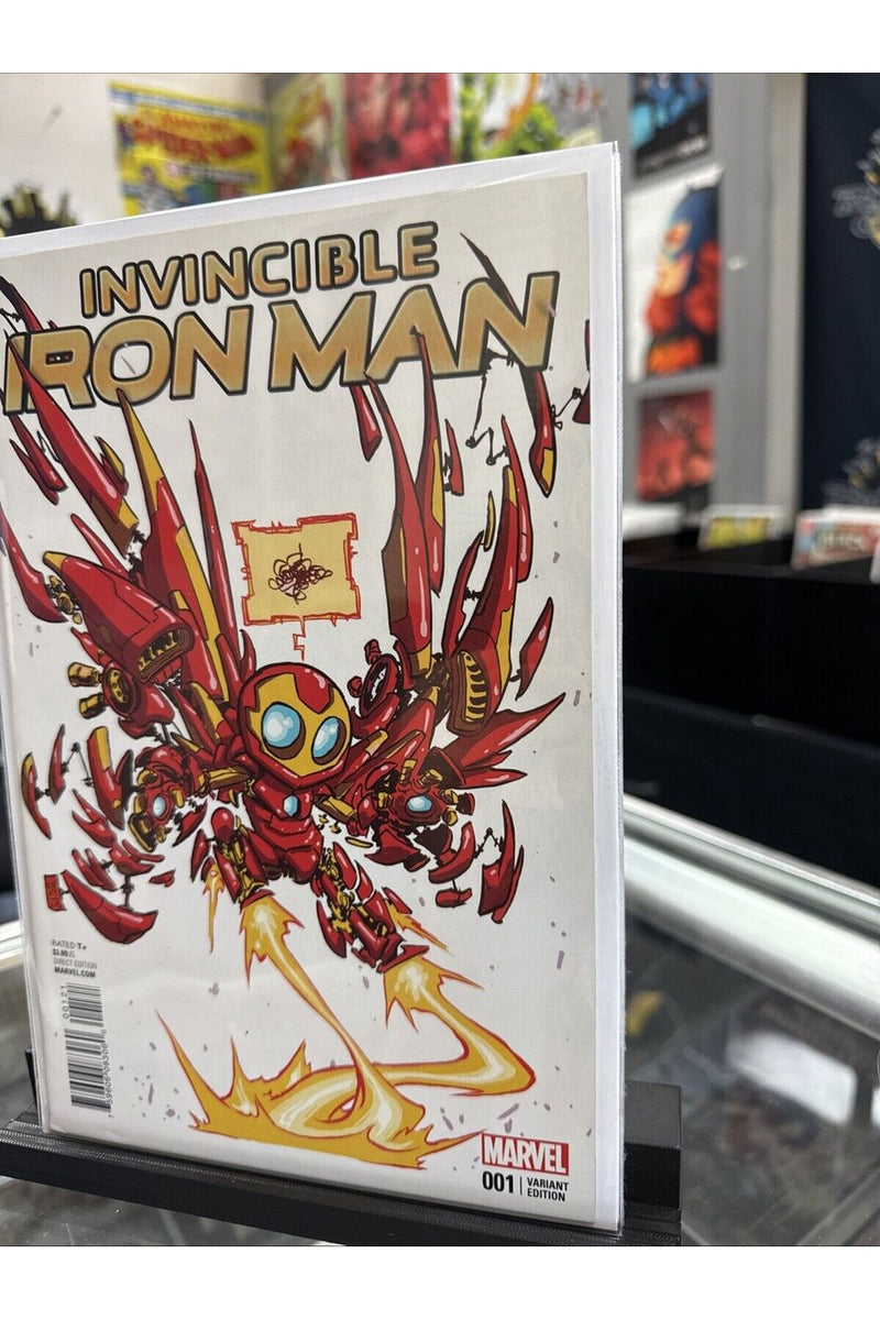 INVINCIBLE IRON MAN #1 (Marvel 2015) VF Skottie Young Variant