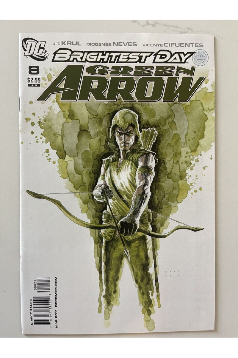 GREEN ARROW  (2010 Series)  (DC) #8 VARIANT Near Mint Comics Book David Mack Art