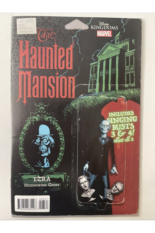 Rare HAUNTED MANSION #3 EZRA JOHN TYLER CHRISTOPHER VARIANT DISNEY 2016 Marvel