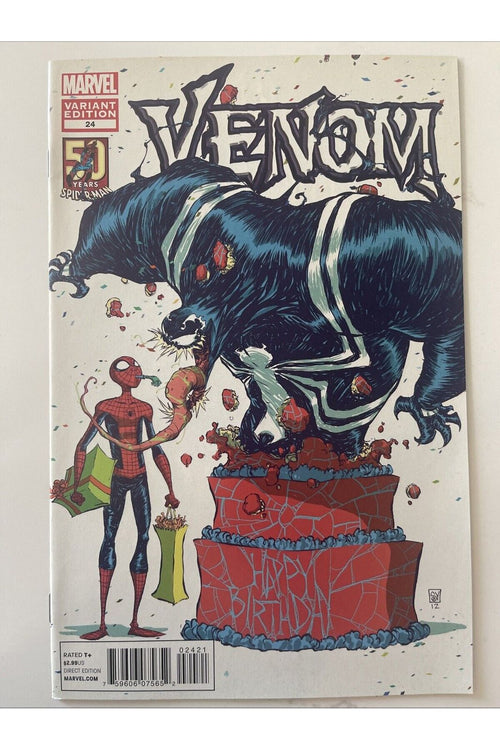 VENOM #24 SKOTTIE YOUNG VARIANT COVER RARE Super HTF