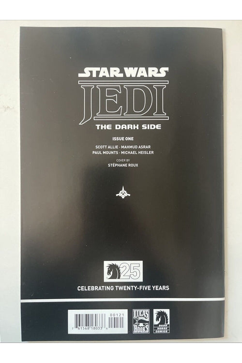 Rare STAR WARS: JEDI-DARK SIDE #1 Dark Horse 25th Anniversary Variant HTF