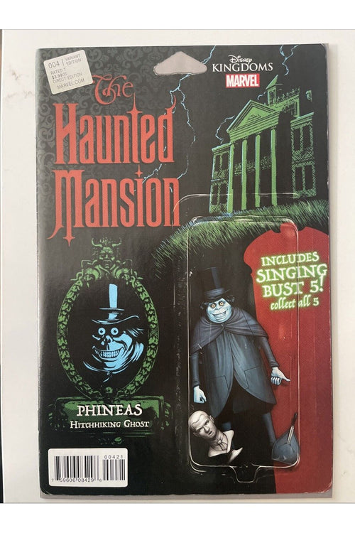 Haunted Mansion #4 Action Figure Variant  Phineas  Hitchhiking Ghost  Marvel 