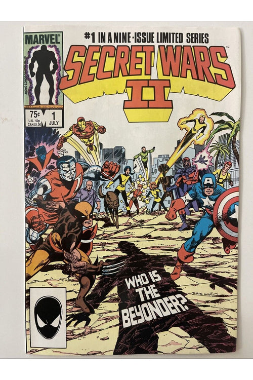 SECRET WARS II #1 & #2 (MARVEL 1985) 1ST. CAMEO APPEARANCE THE BEYONDER HTF