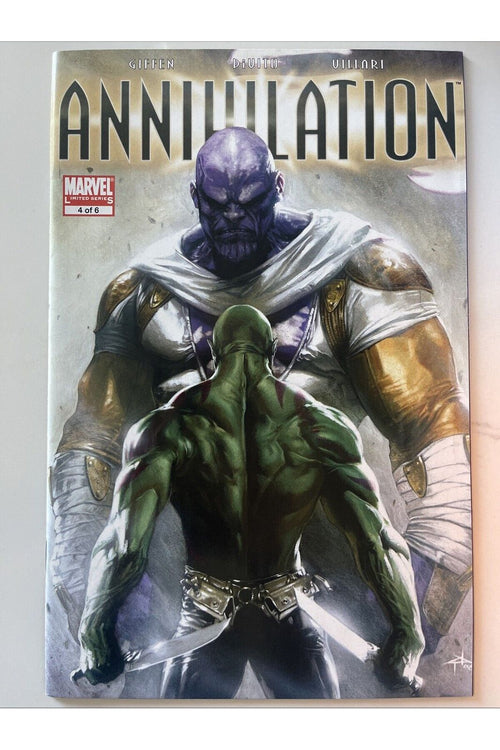 Rare Annihilation #4 Marvel Comic Book Dell'Otto Cover HTF Thanos & Drax