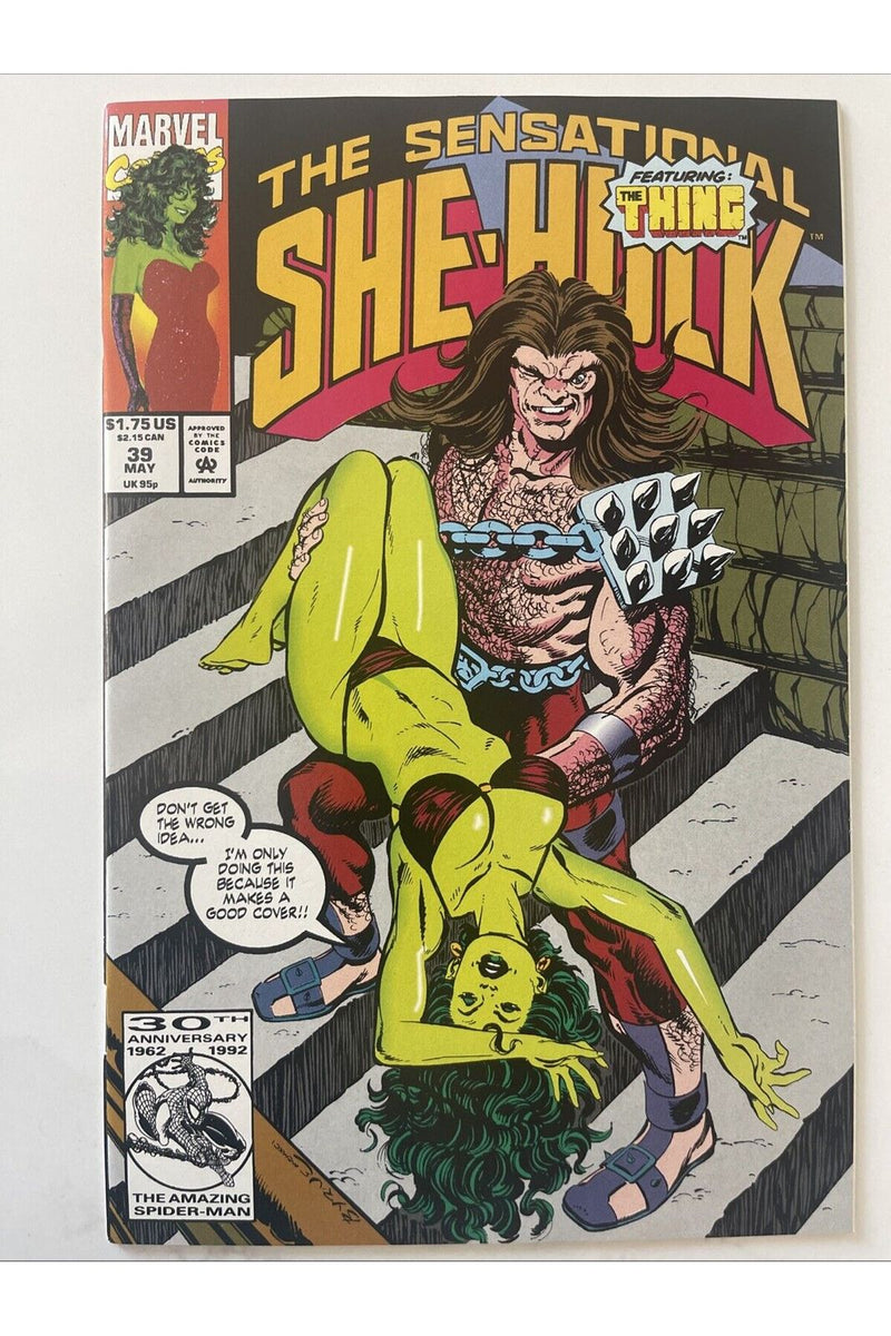 The Sensational She-Hulk #39 HTF John Byrne (May 1992, Marvel Comics) Disney+