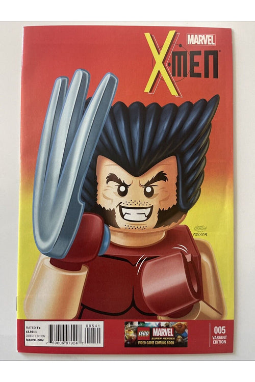 X-Men Vol 4 #5 (2013) 1:25 Lego Wolverine #1 Homage Variant Cover