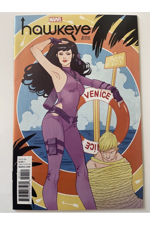 RARE MARVEL HAWKEYE #1 - NM 1:25 VARIANT SAUVAGE KATE BISHOP 1 - HTF