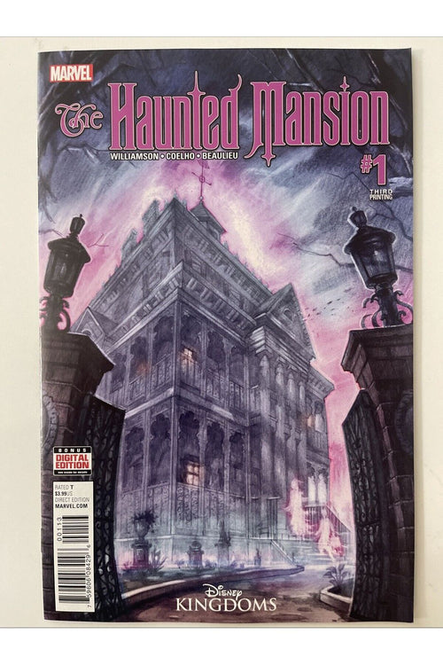 Disney HAUNTED MANSION #1 Third Printing Comic Very Scarce Disney Kingdoms HTF