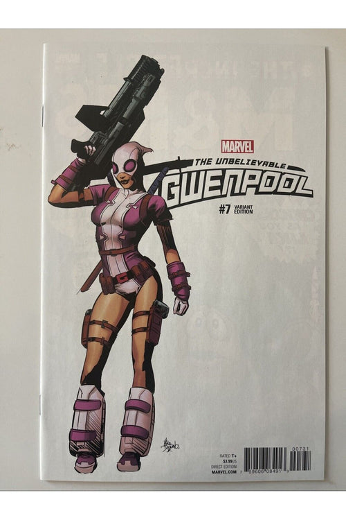 Unbelievable Gwenpool #7 (Marvel 2016) Incentive 1:10 Mike Deodato Variant HTF