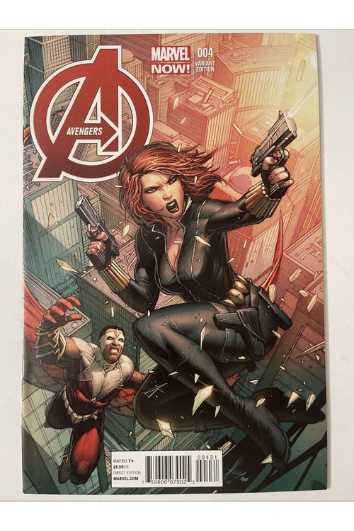 Avengers #4 Marvel Comics 2013 NM 1:50 Keown Black Widow Variant HTF Rare