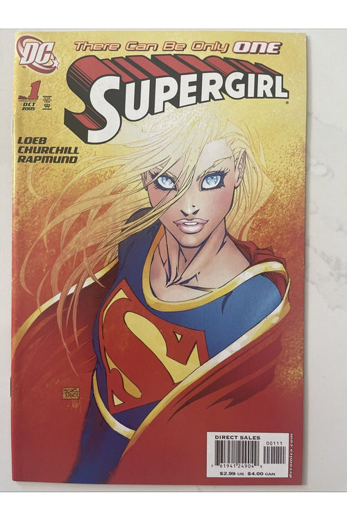 Rare Supergirl (2005) #1 Michael Turner Variant Cover Ian Churchill Art Loeb NM