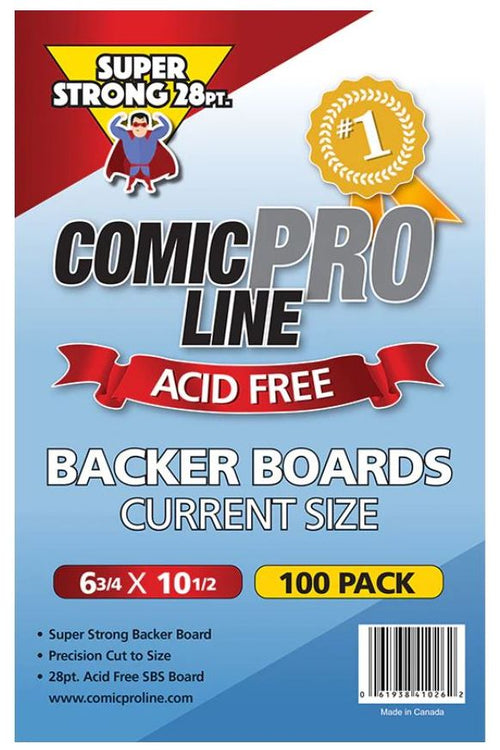 COMIC PRO LINE BAGS | CURRENT SIZE | 6 7/8 X 10 1/2 | 100 PACK
