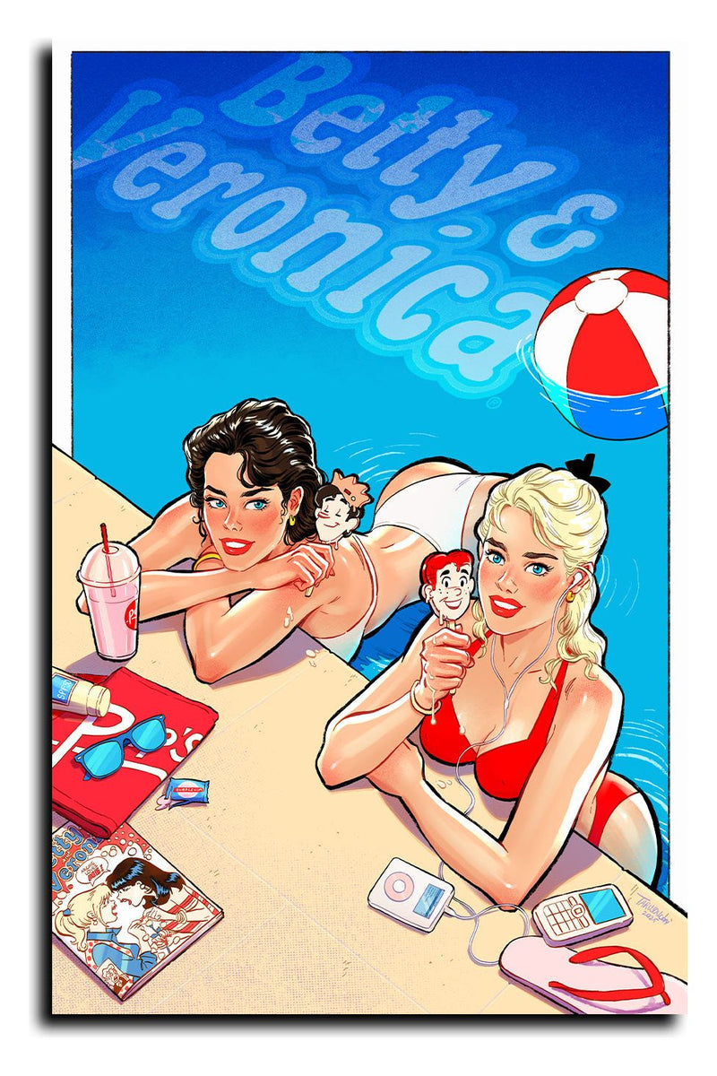 BETTY & VERONICA SUMMER FUN IN THE SUN | (CA) ANDREW TARUSOV | POOL SIDE