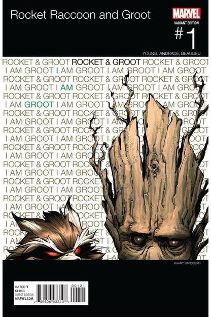 ROCKET RACCOON & GROOT #1 | (CA) KHARY RANDOLPH | HIP HOP VARIANT 'King Of Rock' by Run DMC