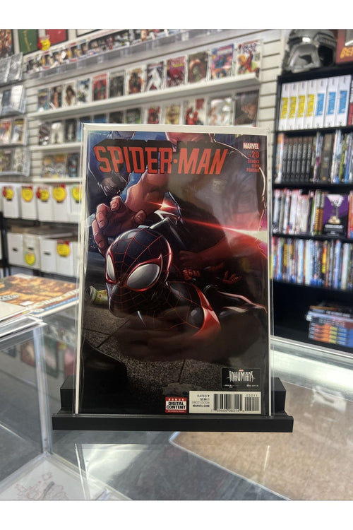 SPIDER-MAN 20 NM MILES MORALES POLICE COVER ARREST 1ST BENDIS (2017, MARVEL)