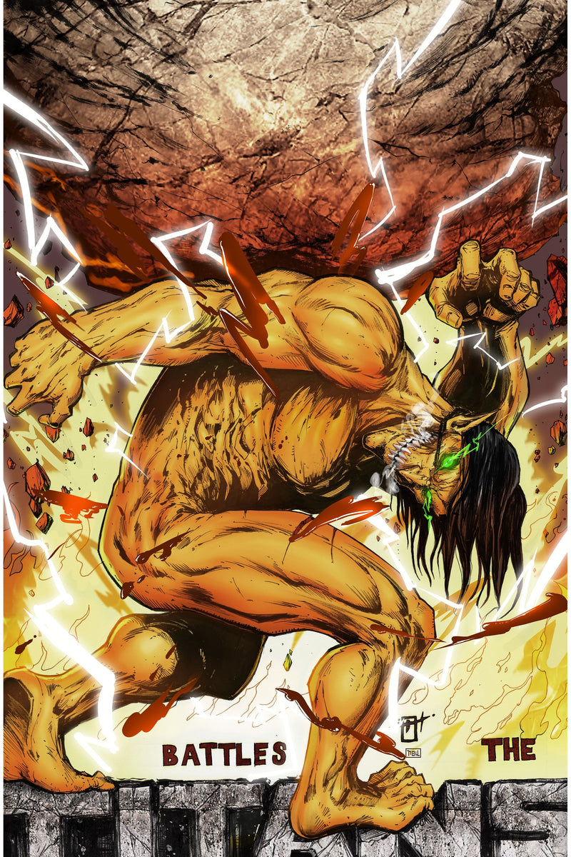HISTORY OF MANGA ATTACT ON TITAN EMBOSSED SECREAT DROP NYCC