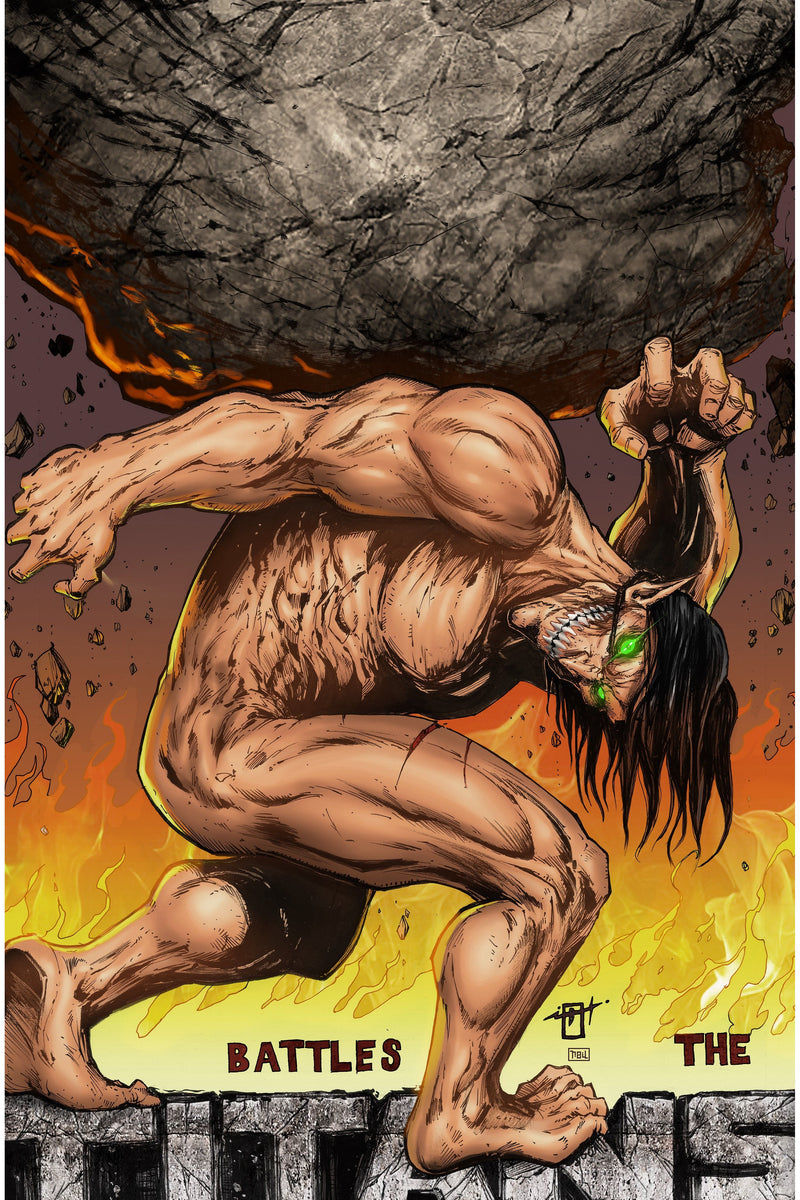 HISTORY OF MANGA ATTACK ON TITAN EMBOSSED NYCC EXCLUSIVE